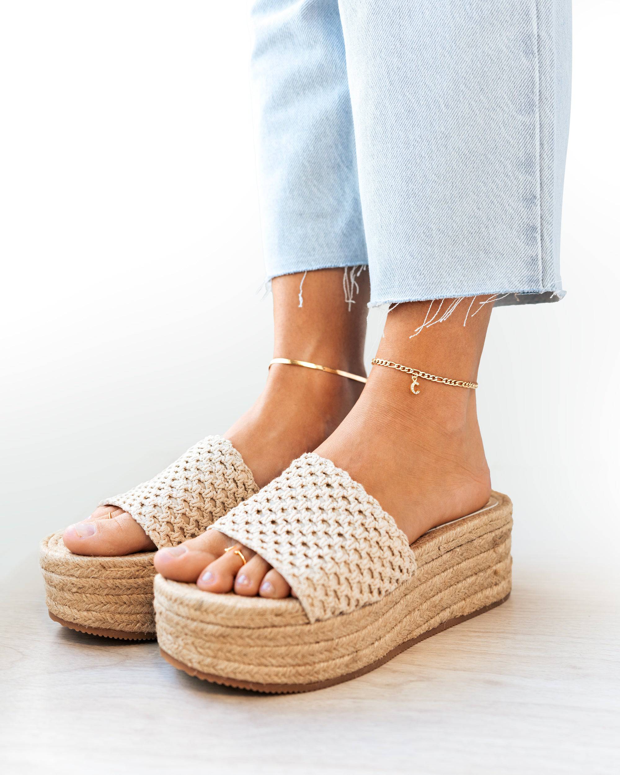 Initials Anklet