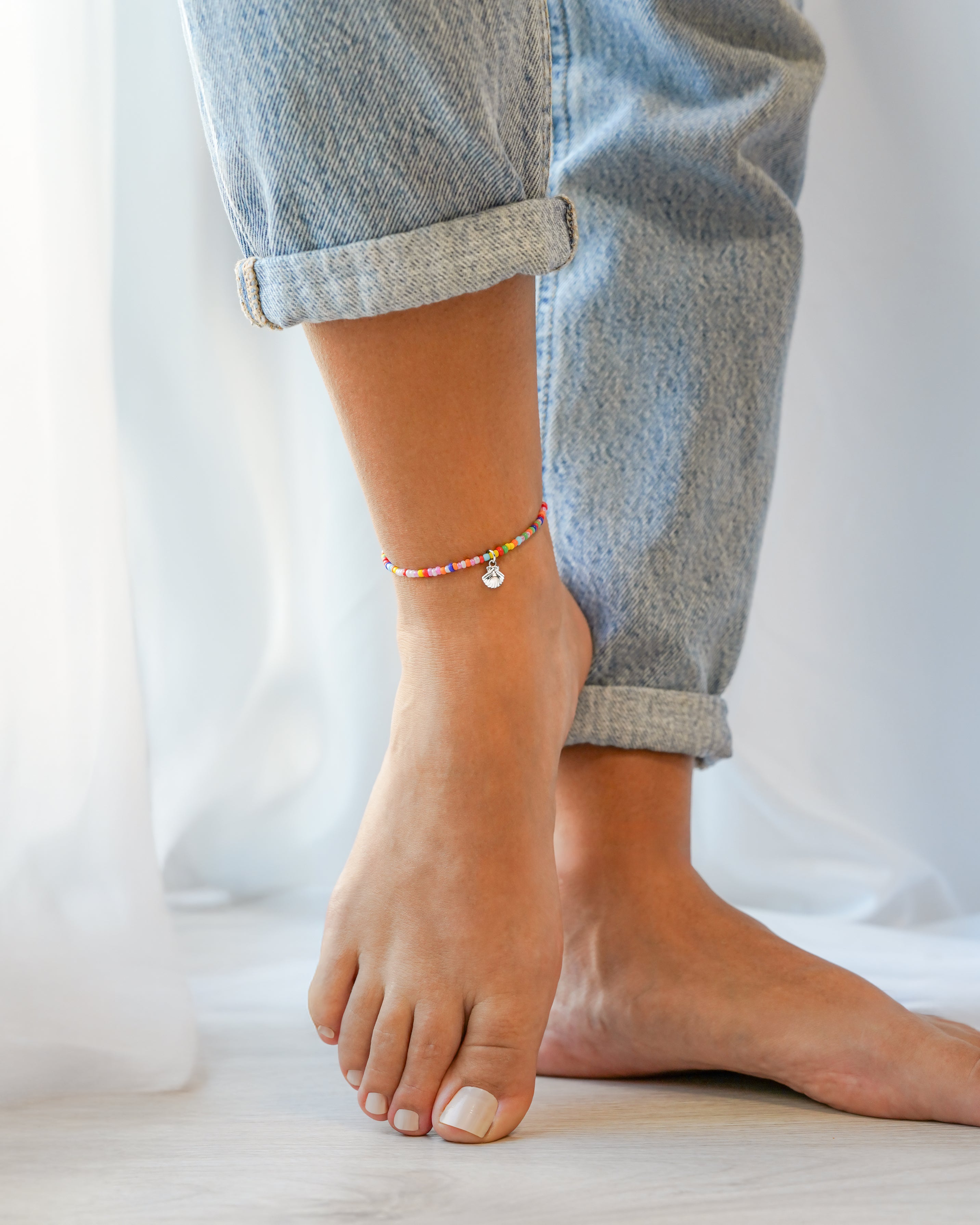 Multicolour Shell Anklet
