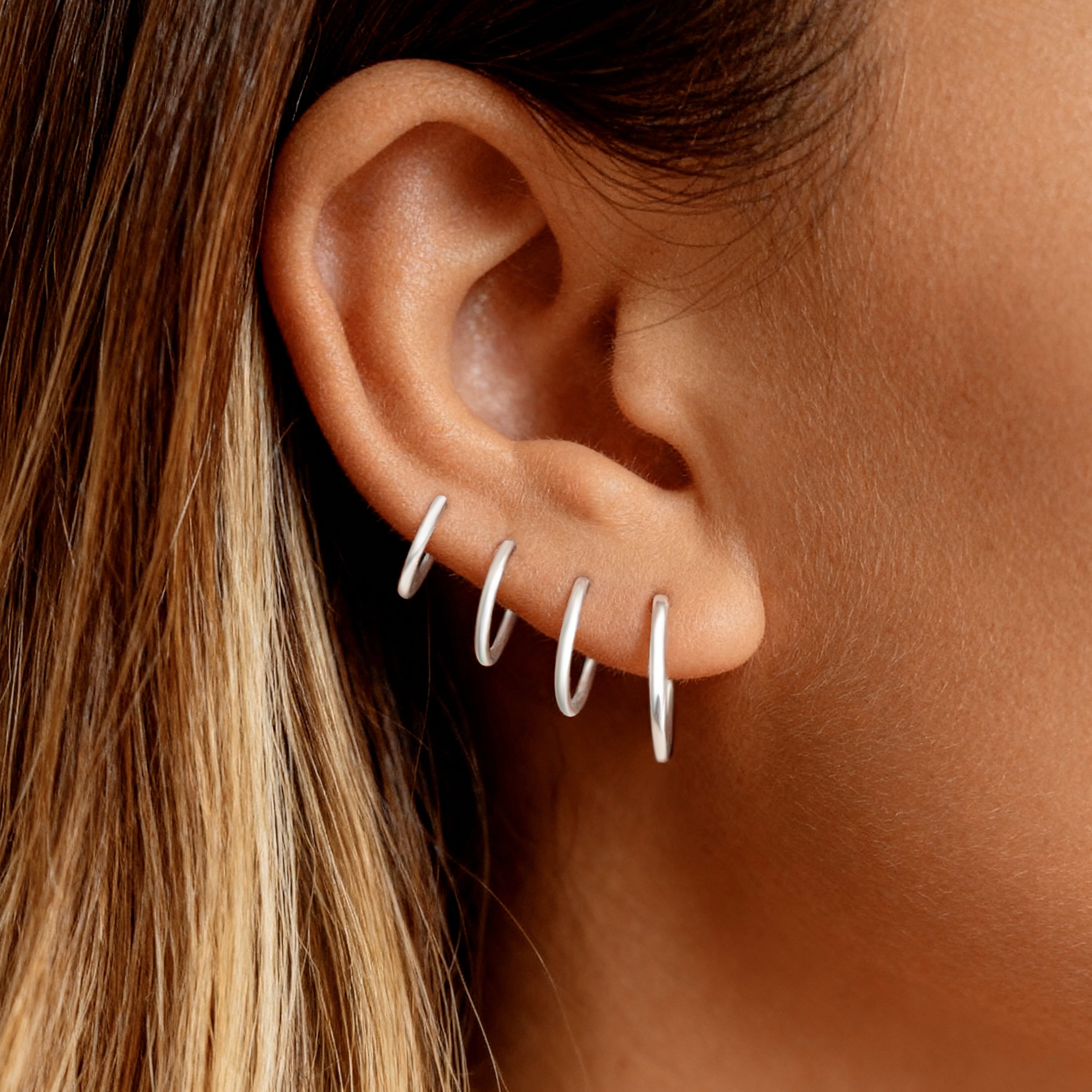 Simple Hoop Earrings