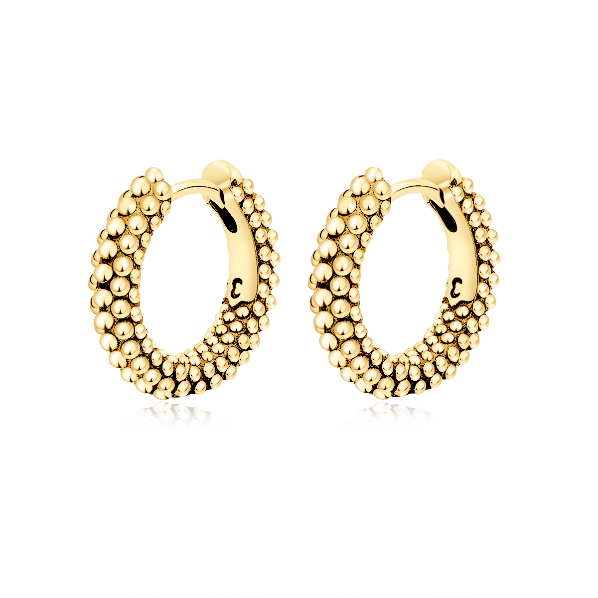 Ball Ring Hoop Earrings