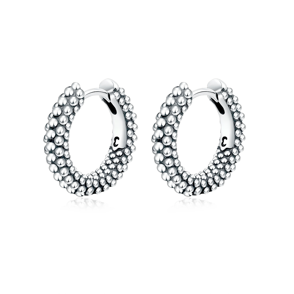 Ball Ring Hoop Earrings