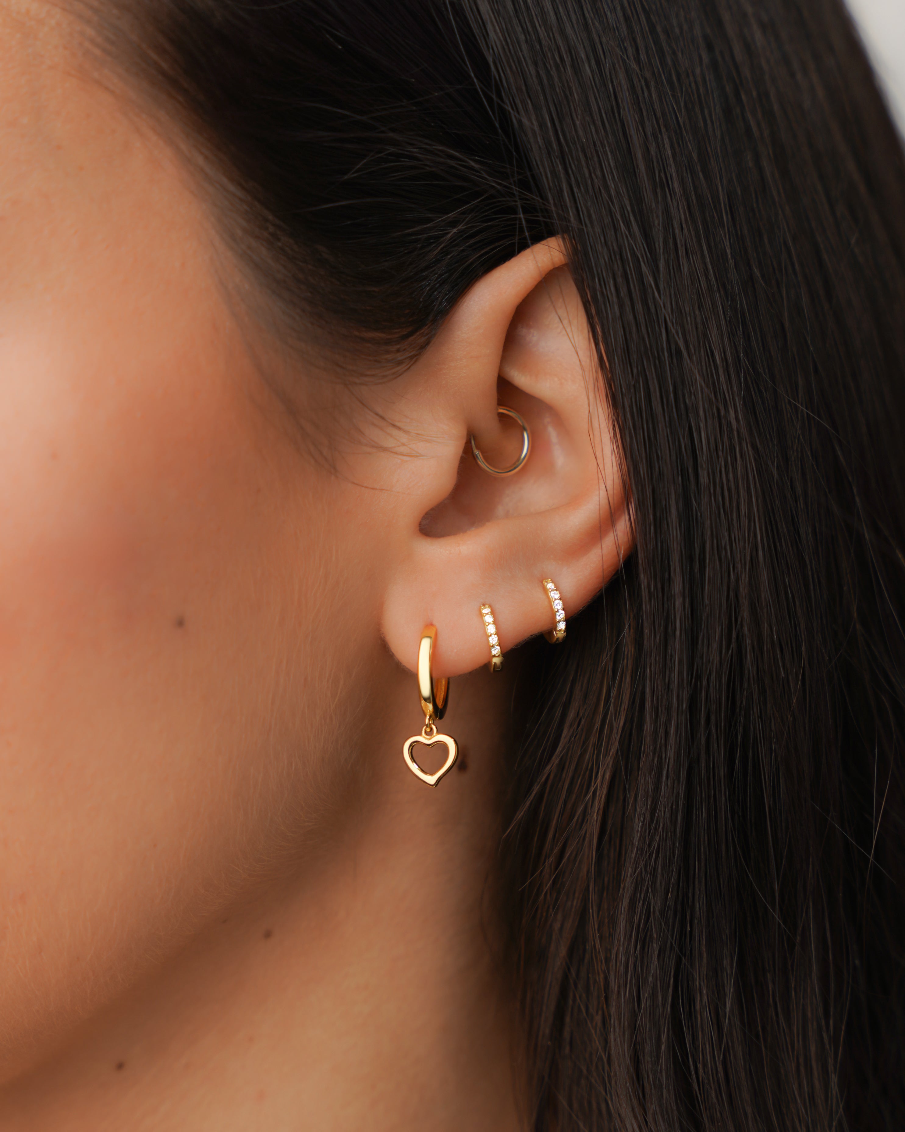 Triple Hoop Earrings