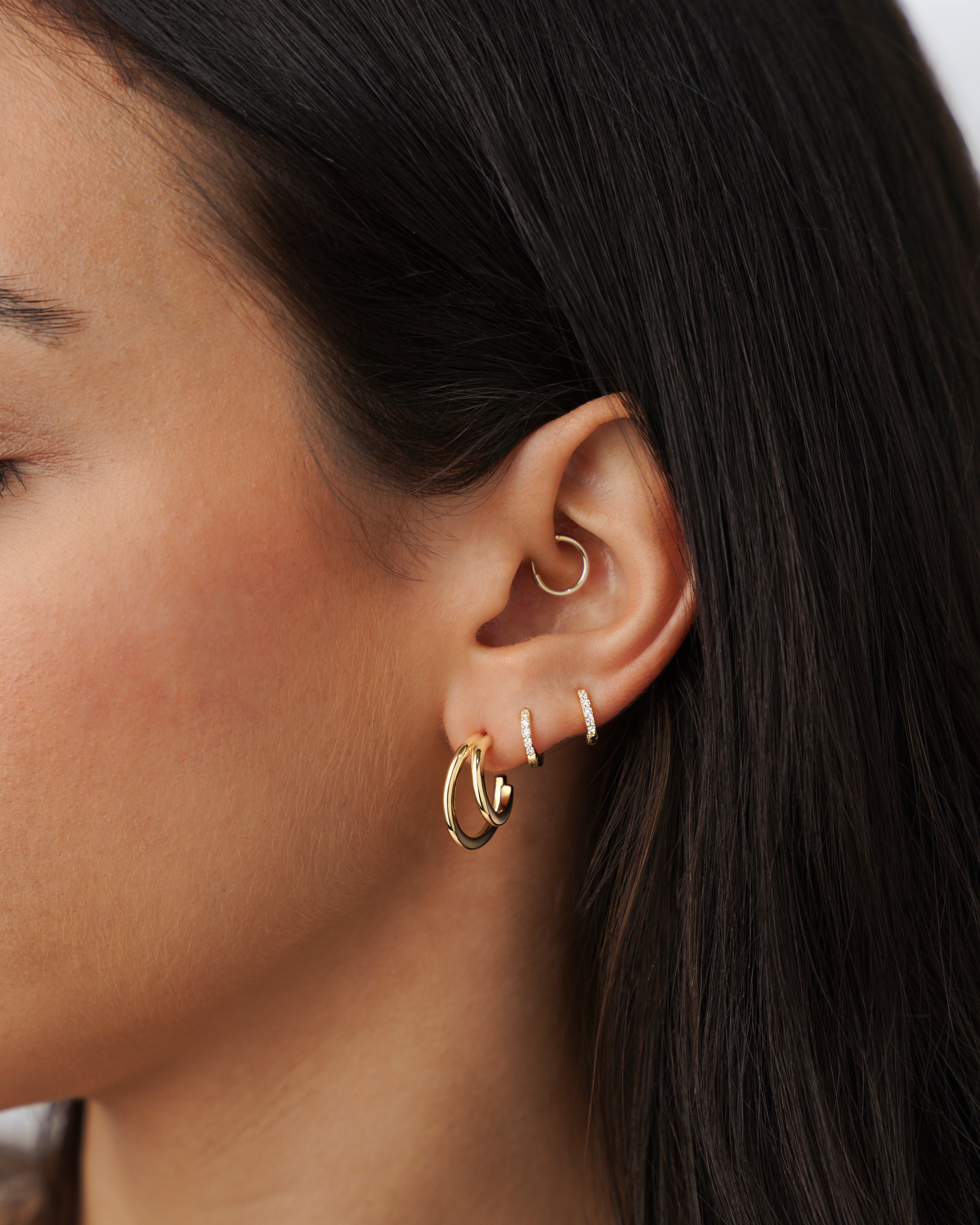 Triple Hoop Earrings