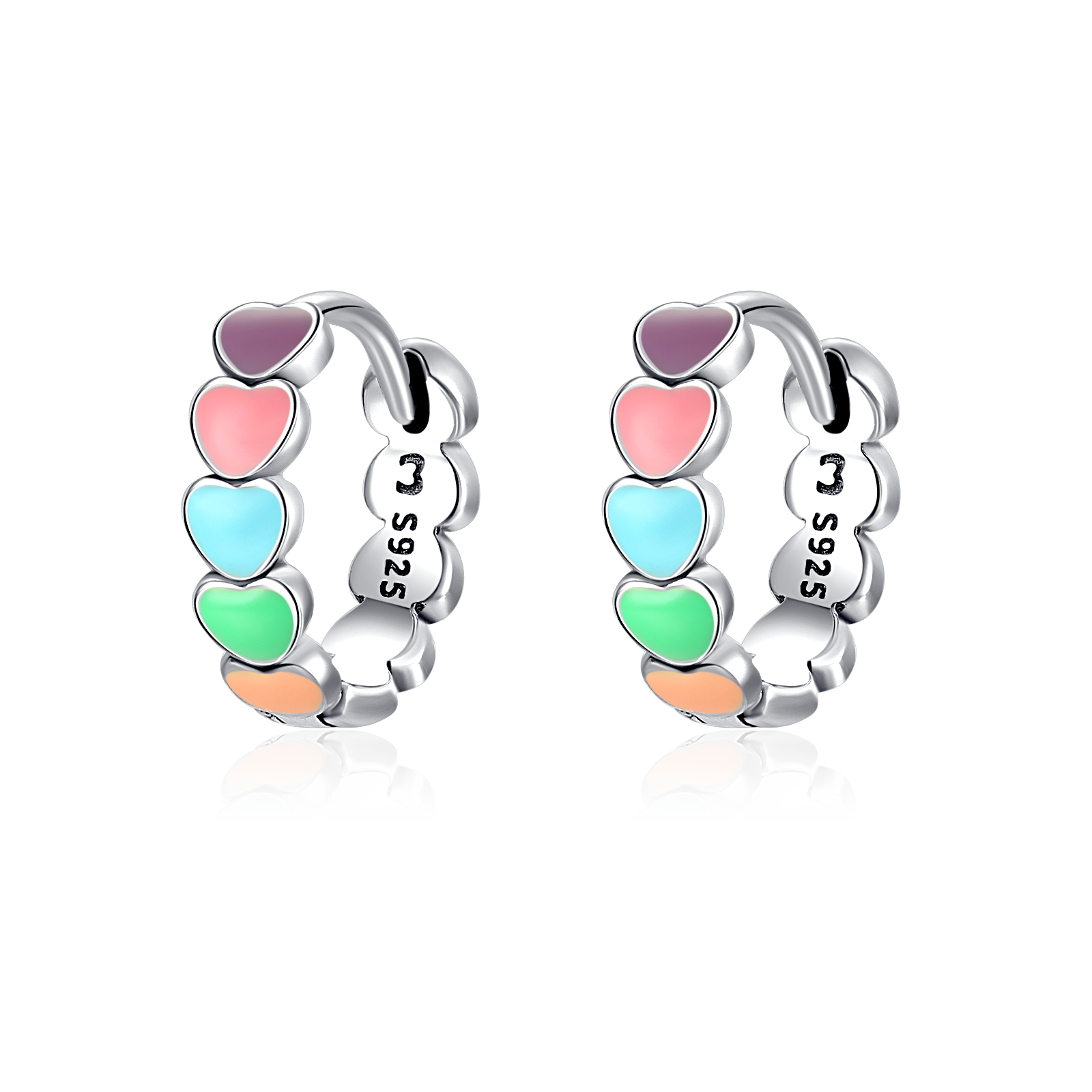 Colourful Love Earrings