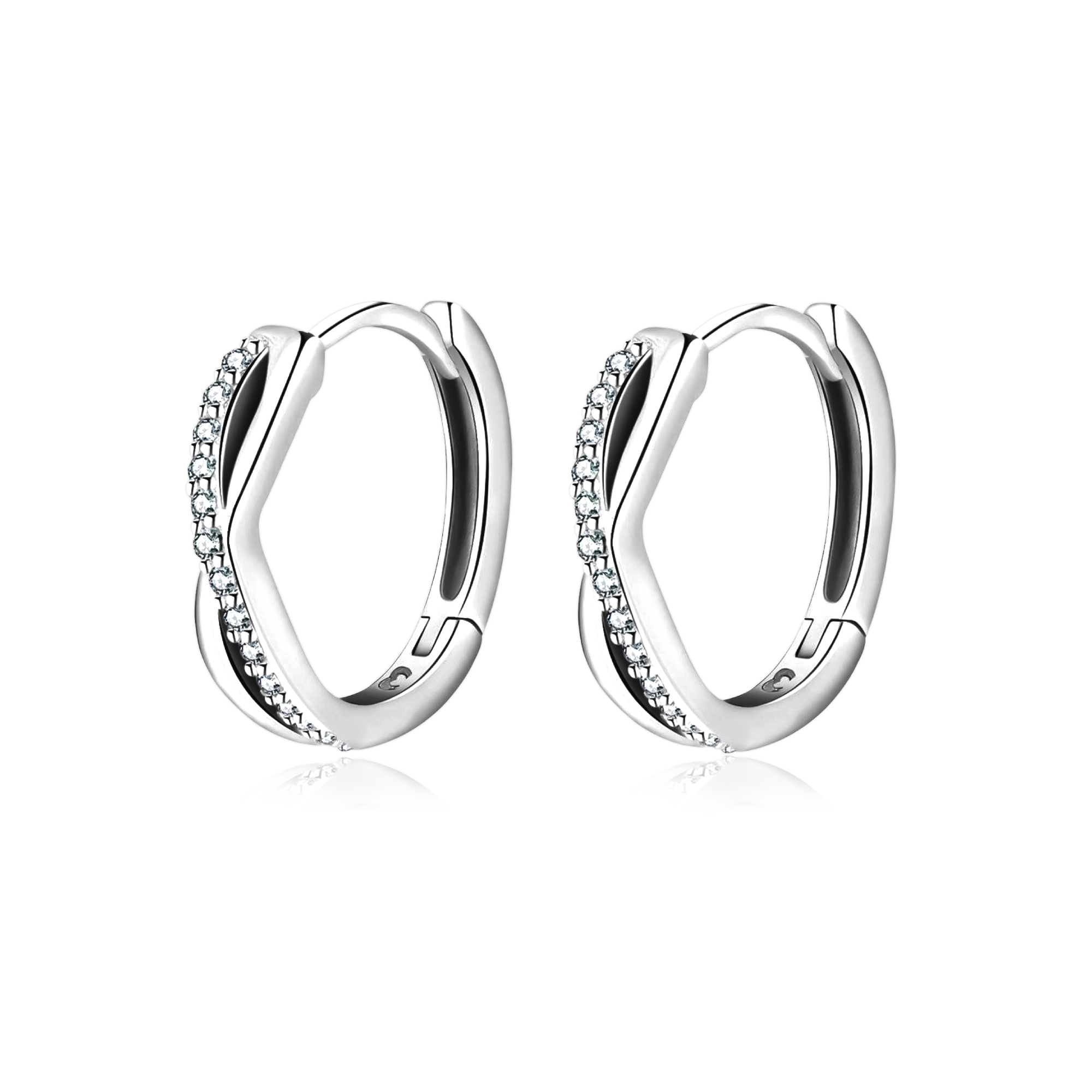 Intertwined Hoop Earrings