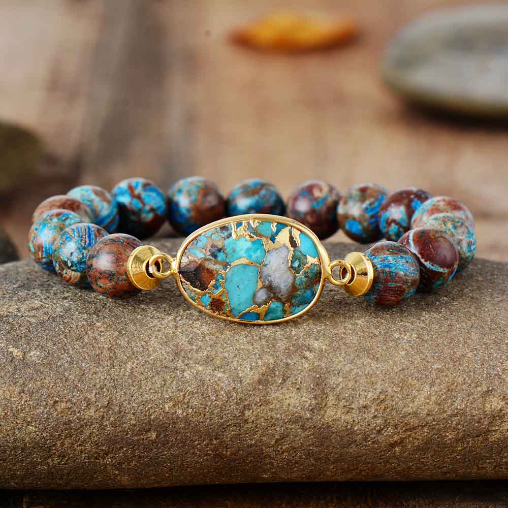 Bronzite Charm Bracelet