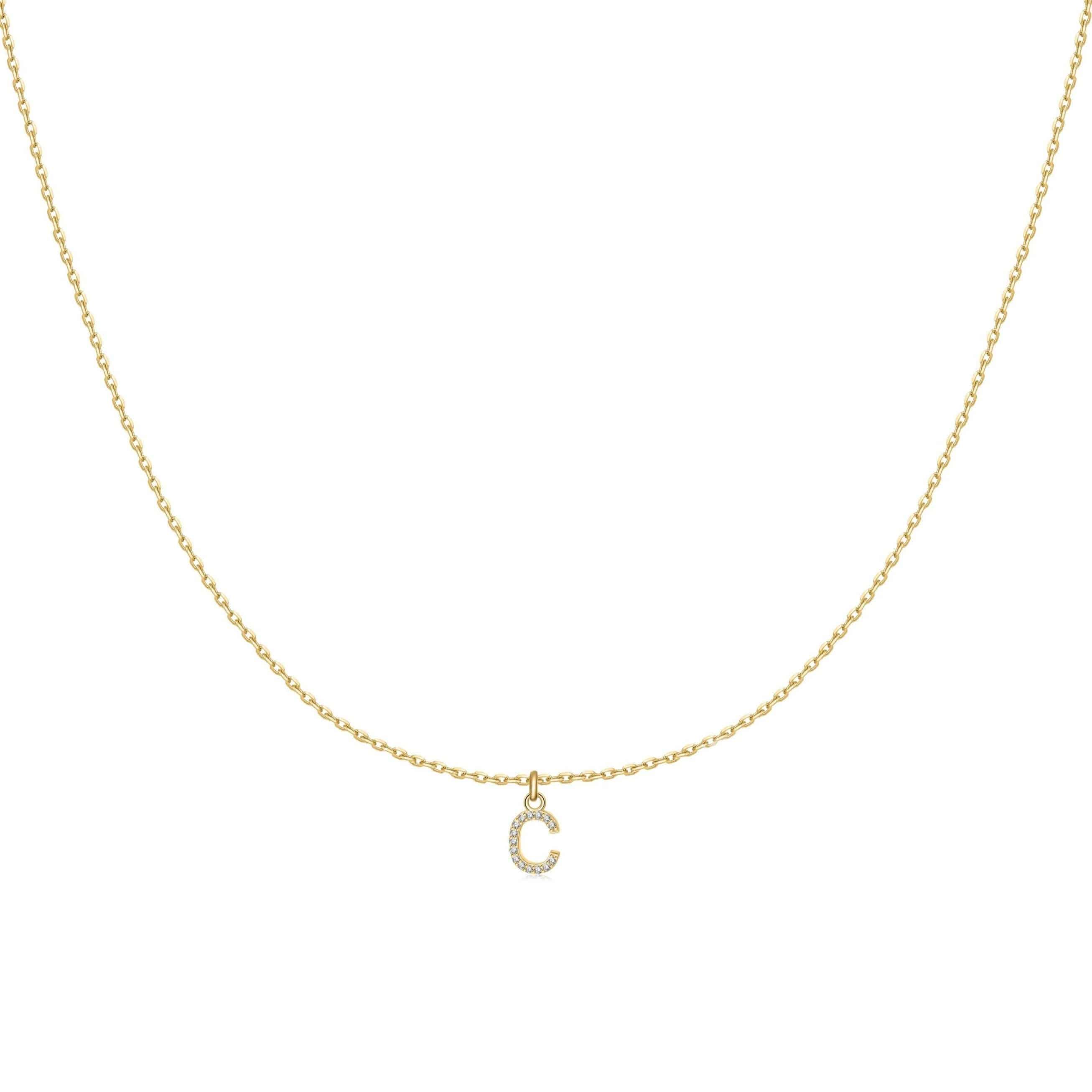 Little Initial Necklace