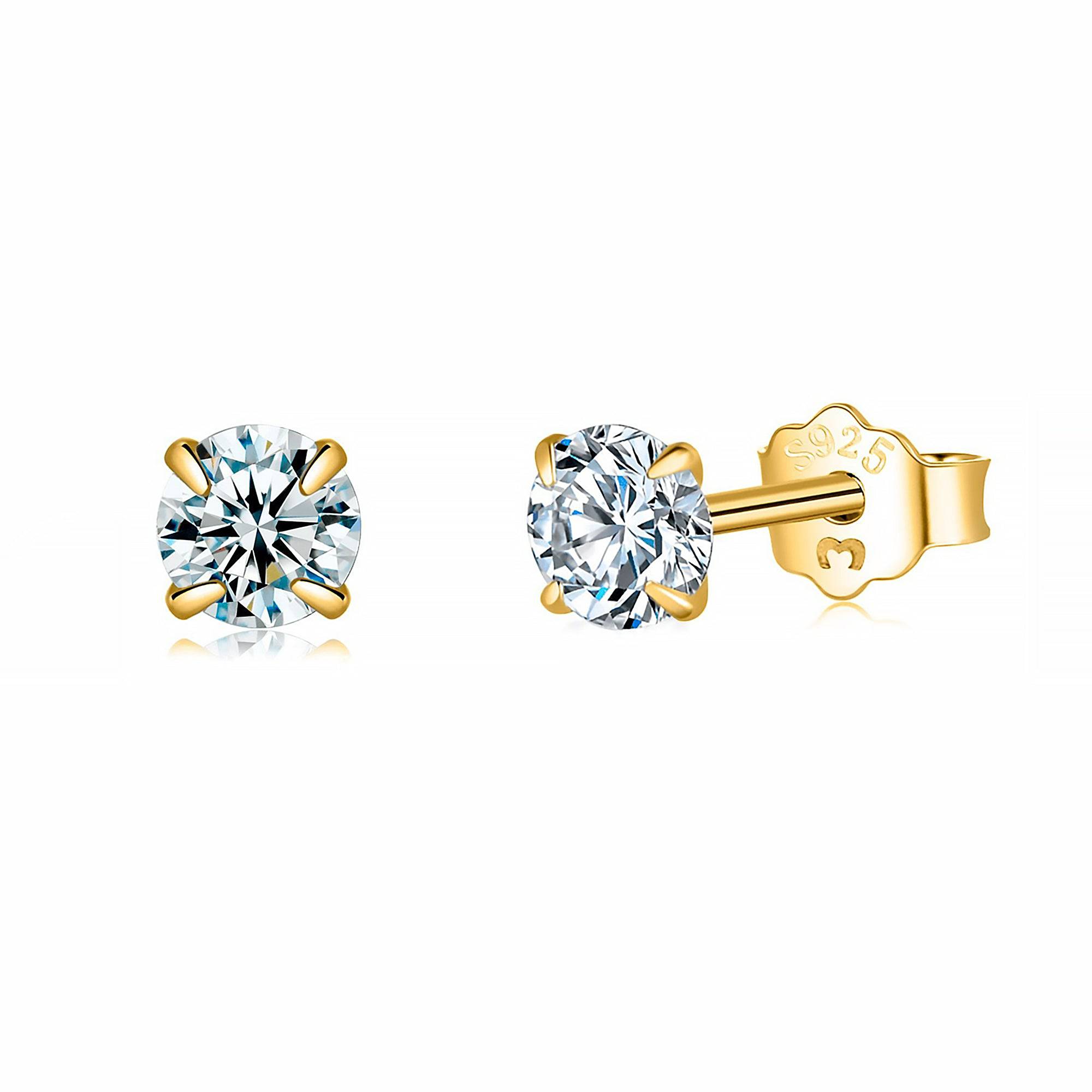 Tiny Zirconia Mini Earrings