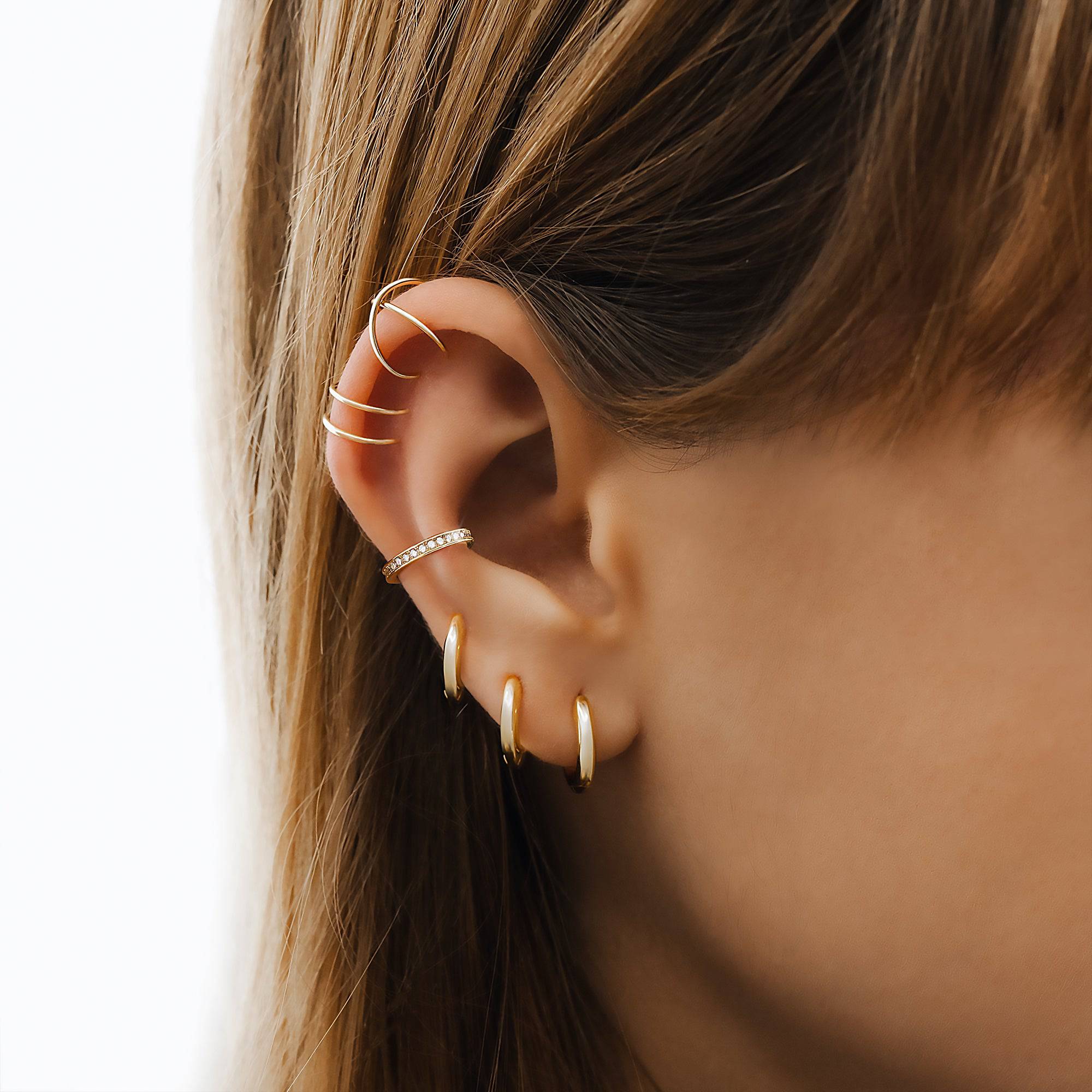 3-Hoop Earrings
