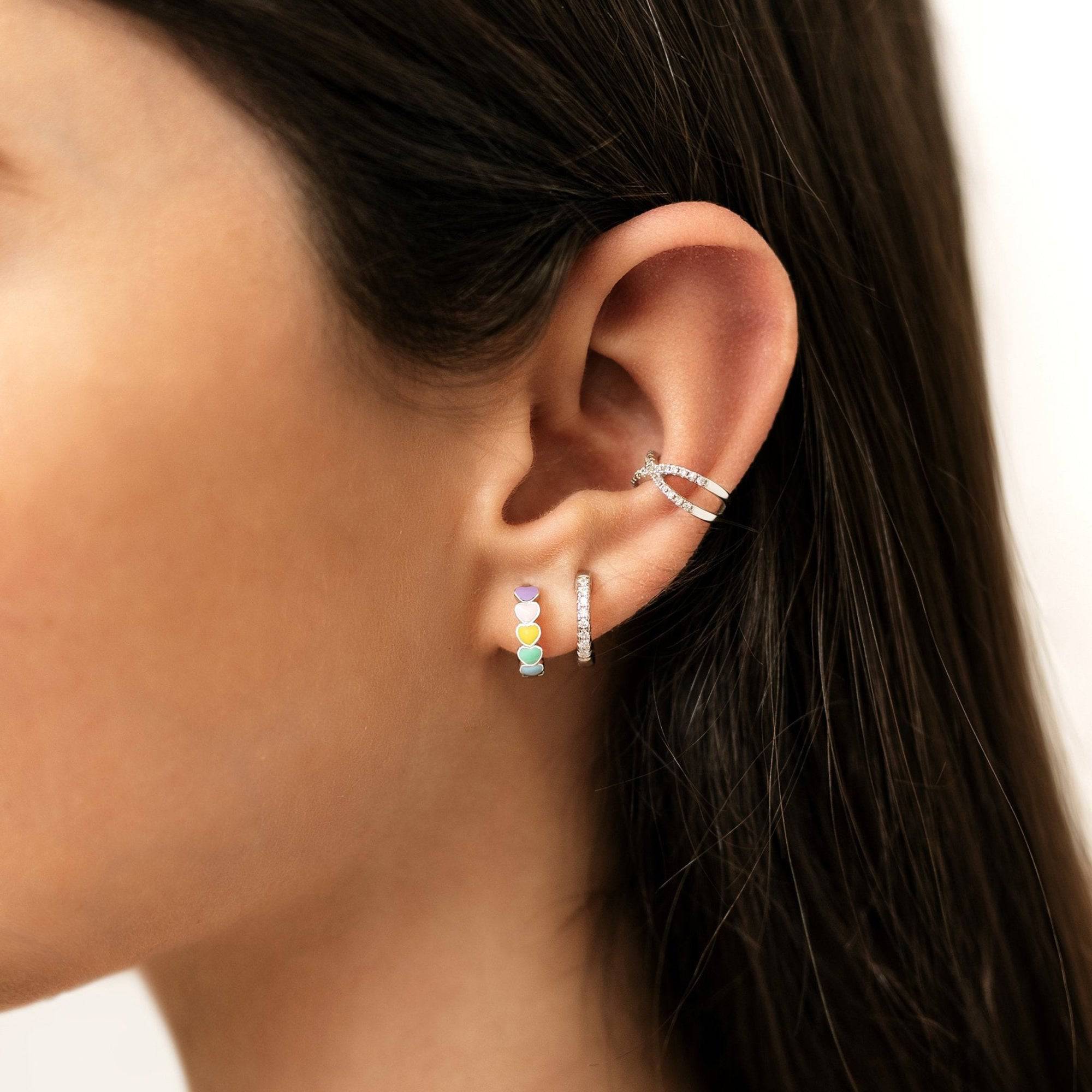 Colourful Love Earrings