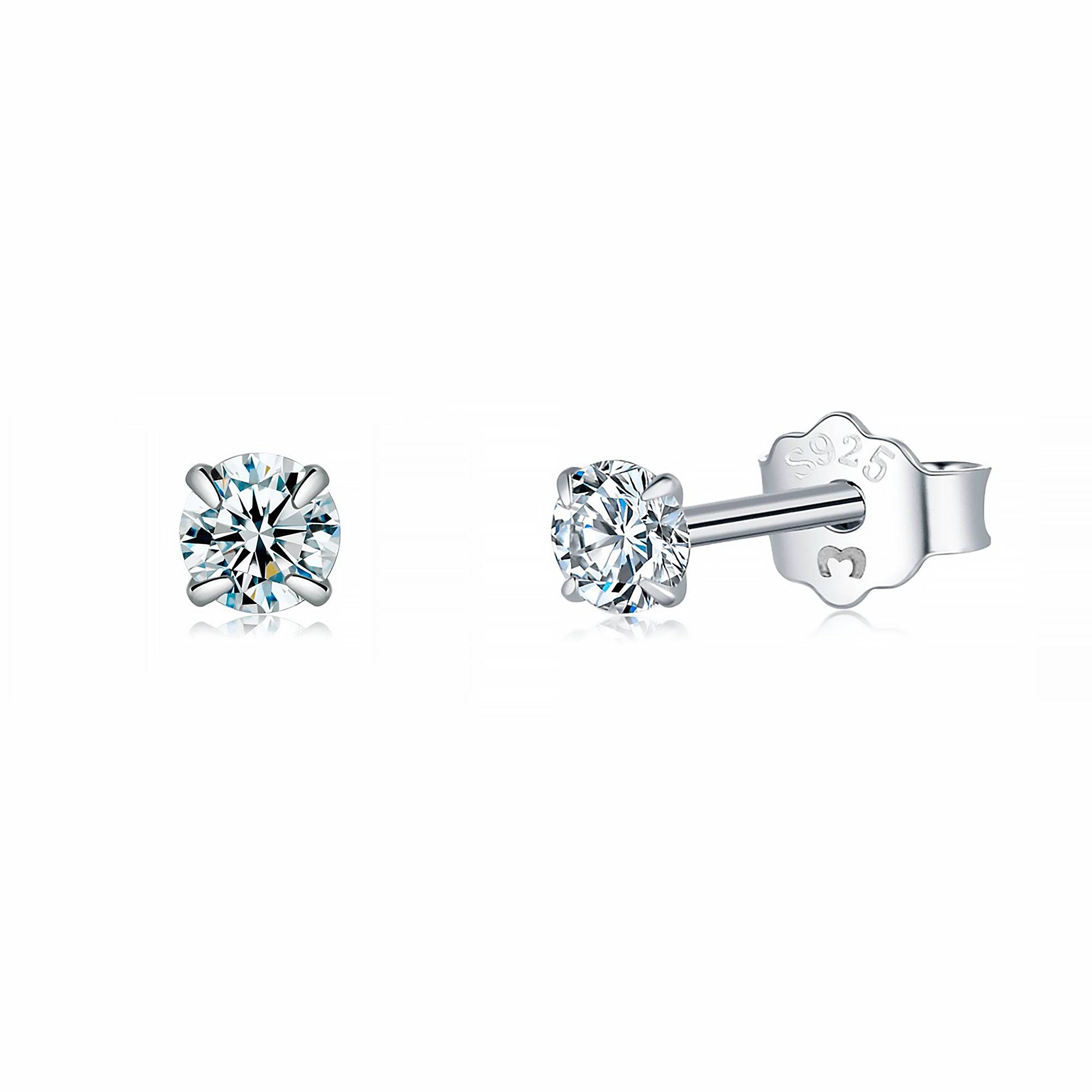 Tiny Zirconia Mini Earrings