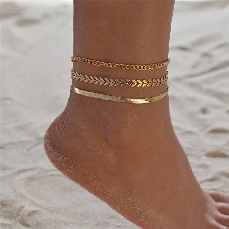 Cleopatra 4MM Anklet