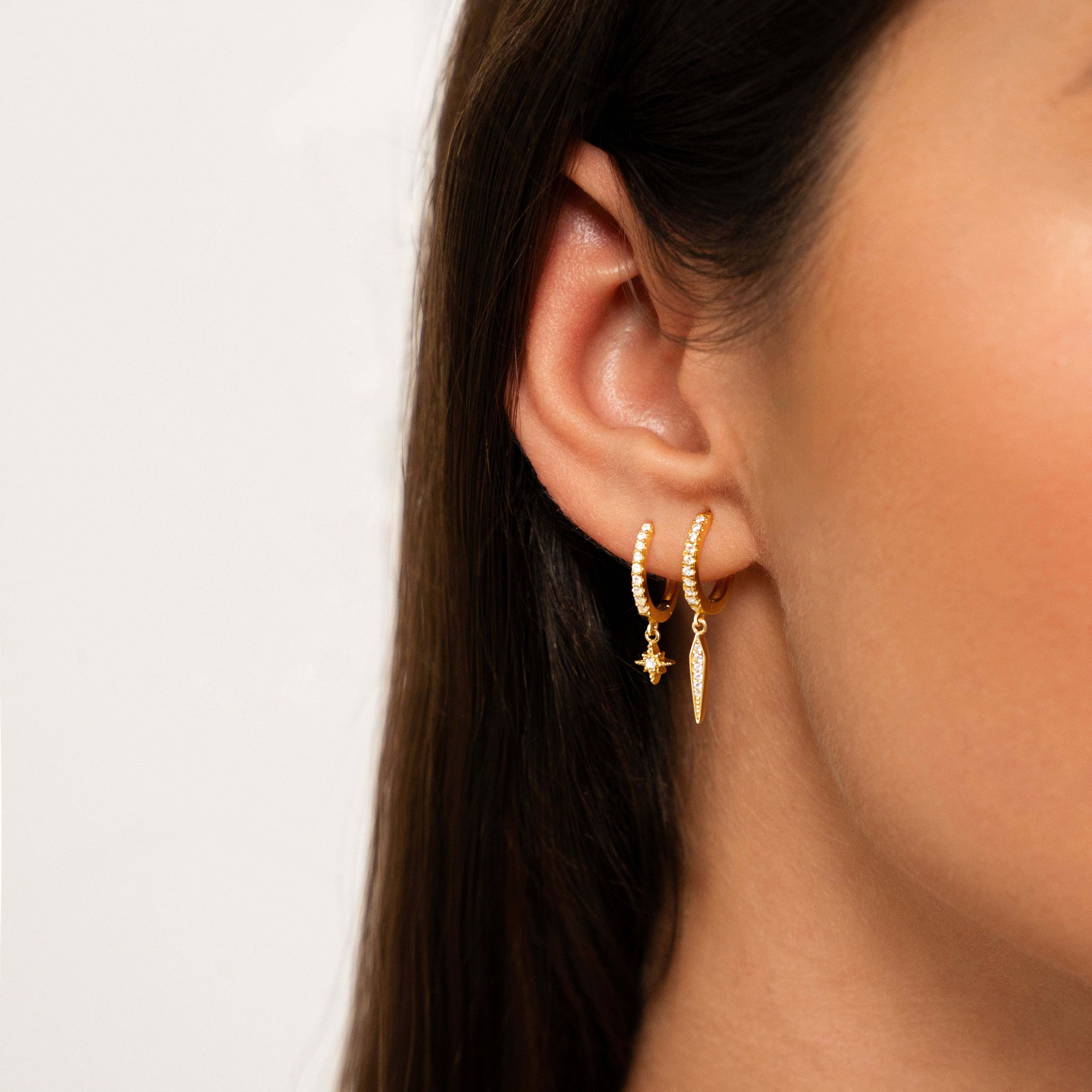 Galaxy Hoop Earrings