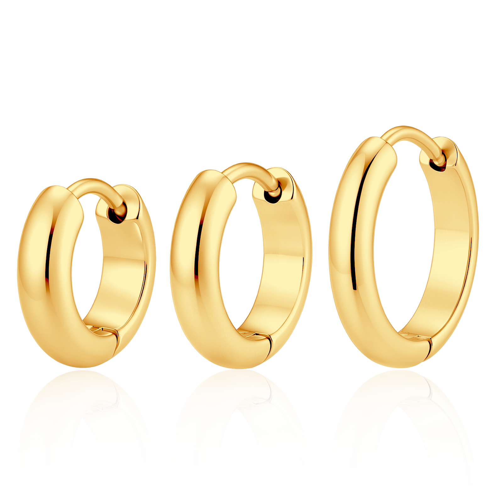 3-Hoop Earrings