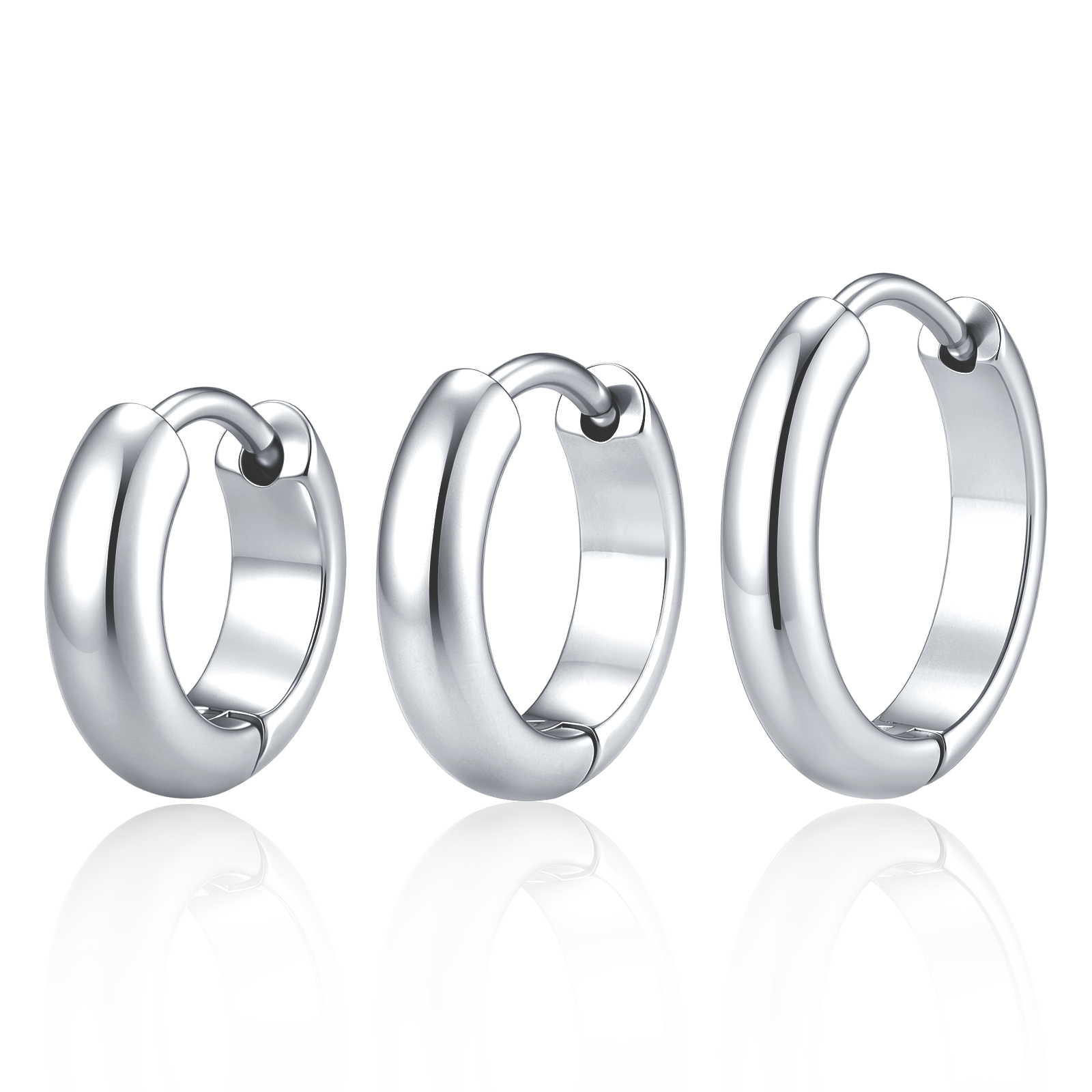 3-Hoop Earrings