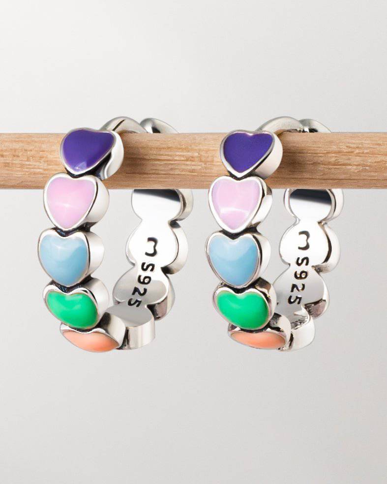 Colourful Love Earrings