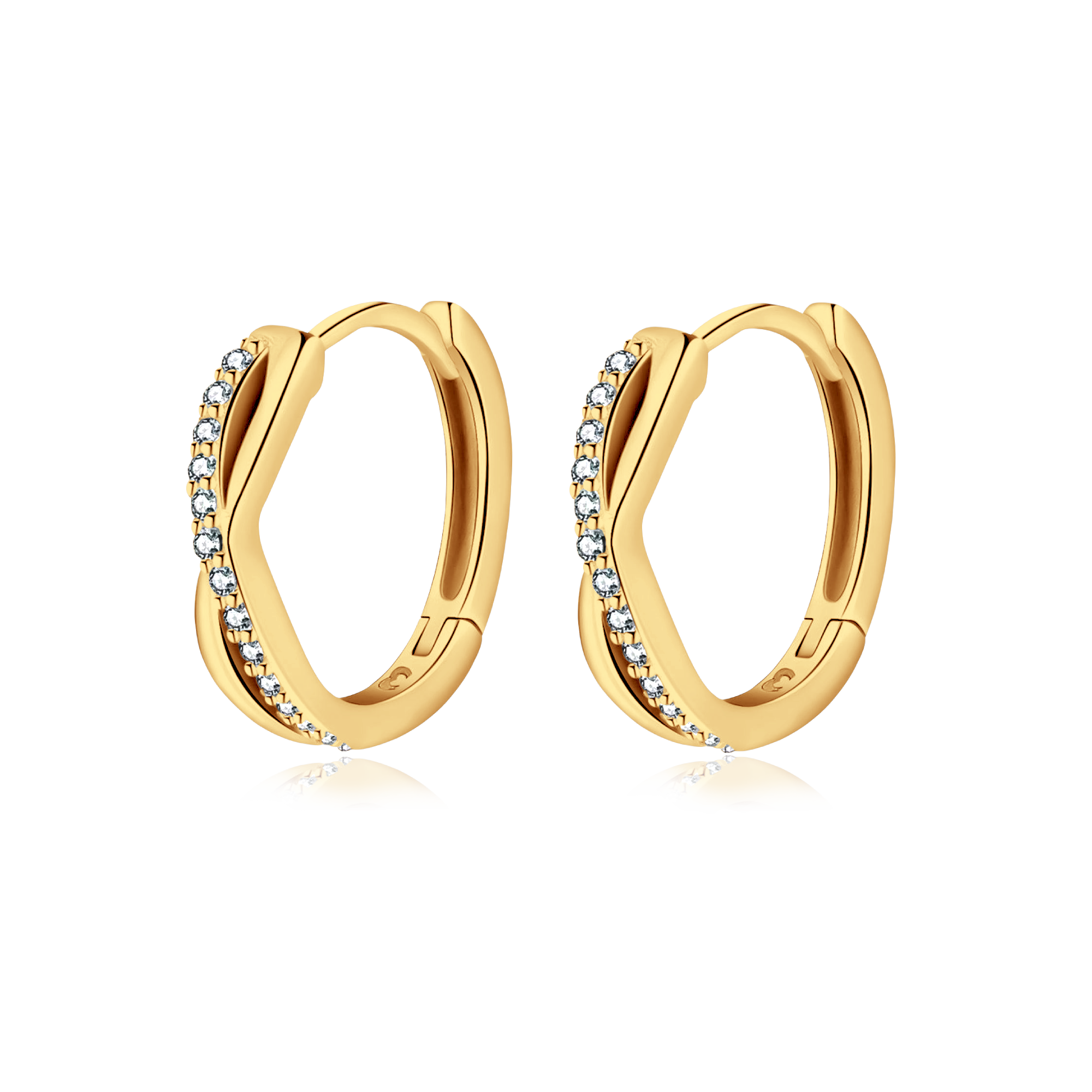 Intertwined Hoop Earrings
