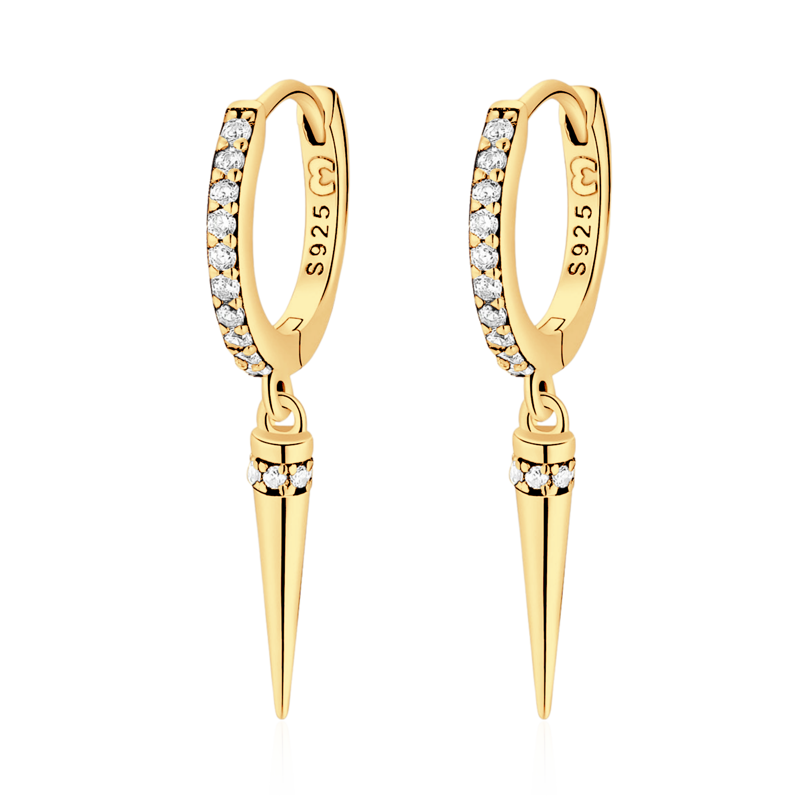 Pendulum Hoop Earrings