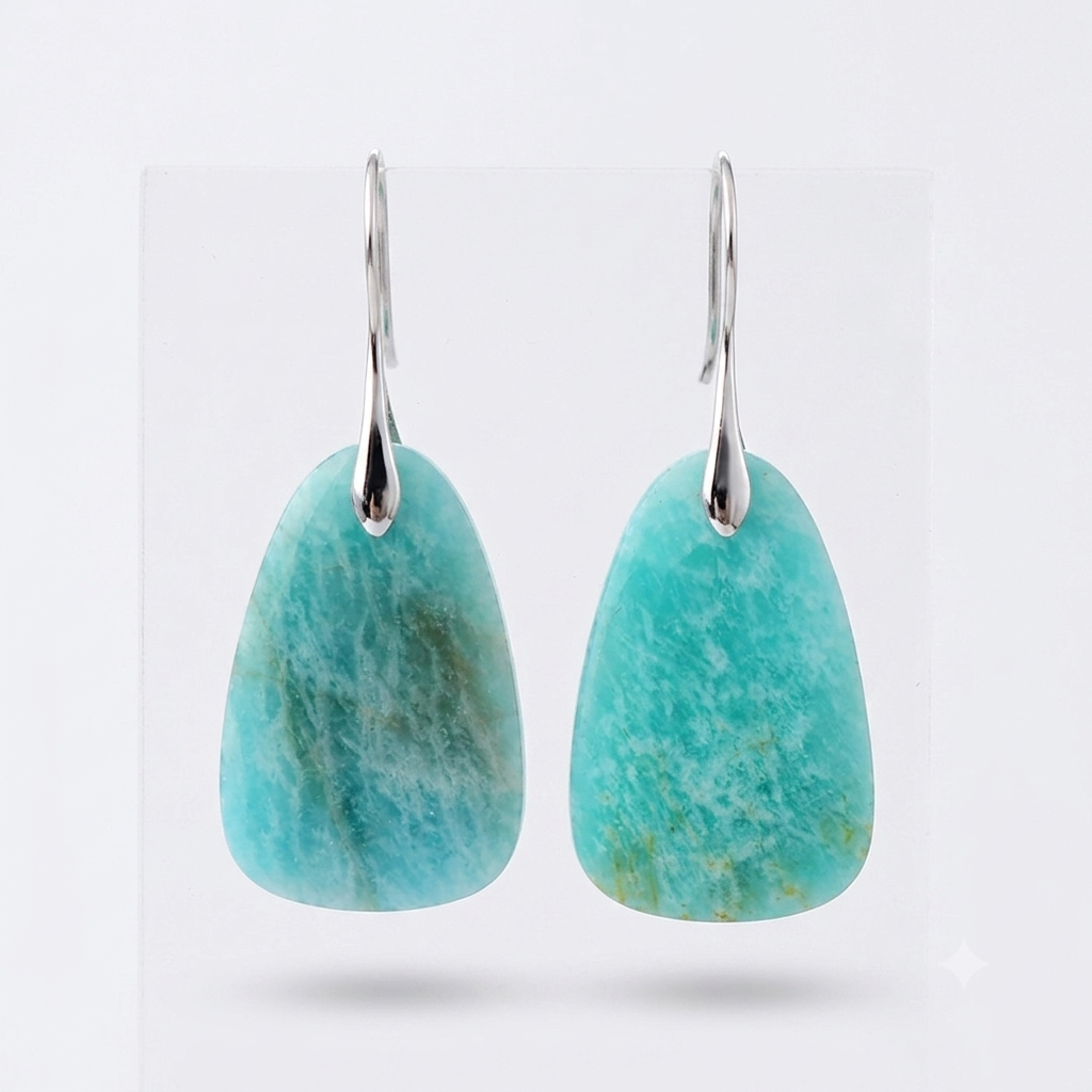 Antique Turquoise Stone Earrings