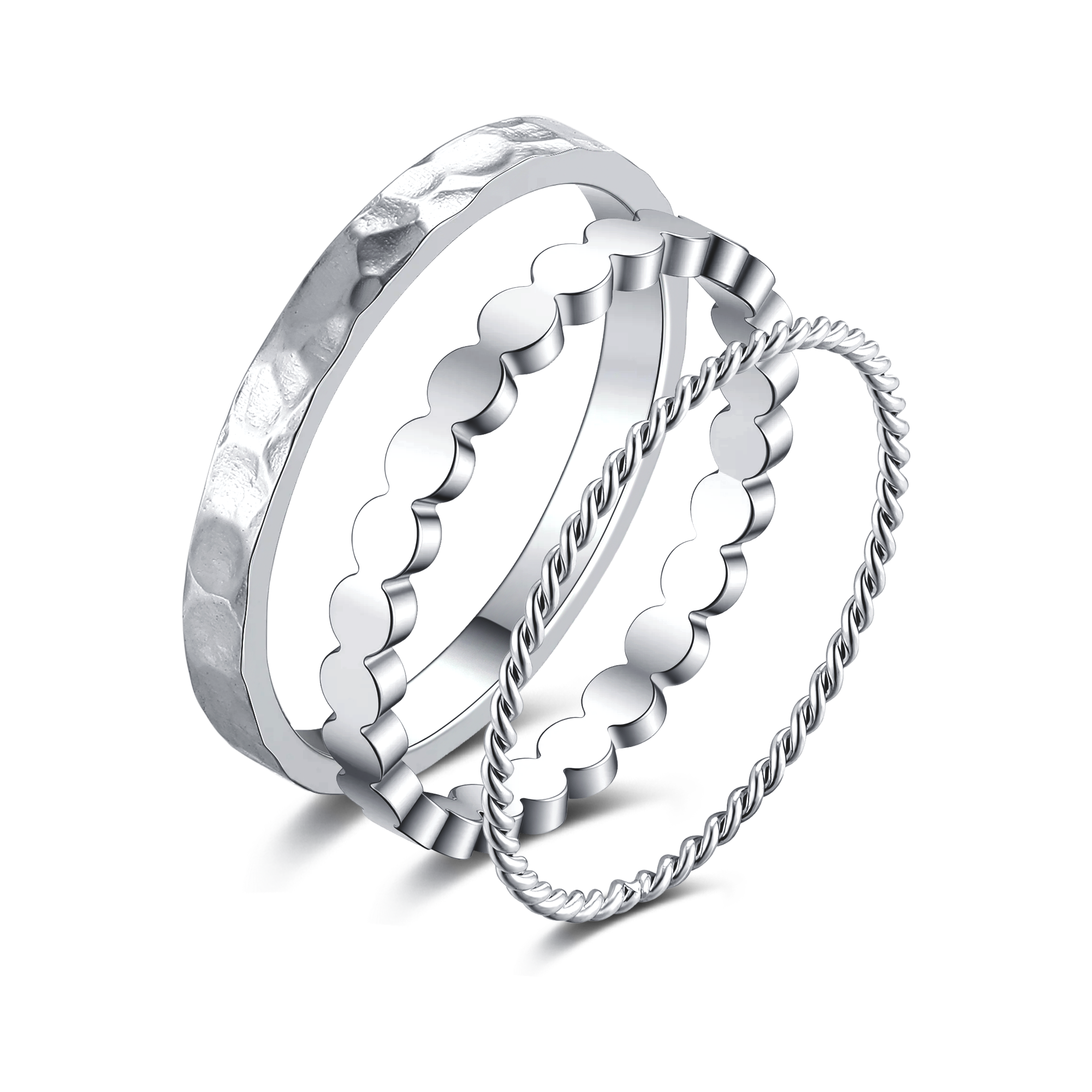 Triple Design Ring
