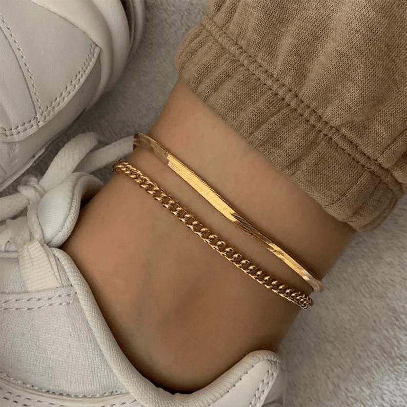 Cleopatra 4MM Anklet